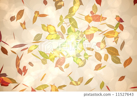Autumnal leaf pattern in warm tones 11527643