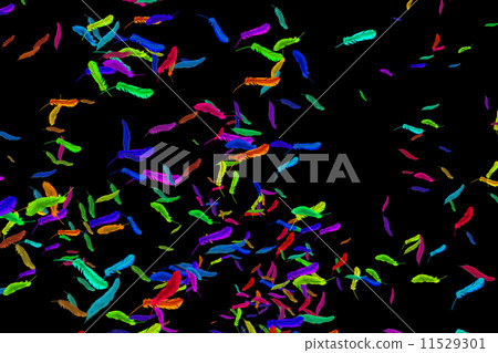 Many feathers blowing in the breeze 11529301