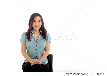 Young Asian Woman Smiling Young Asian Woman Smiling 11530294