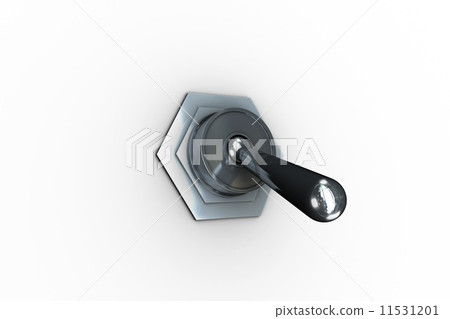 Digitally generated metal flip switch 11531201