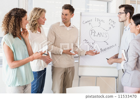 Casual business team having a meeting Casual business team having a meeting 11533470