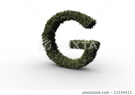 Letter g made of leaves 11534411