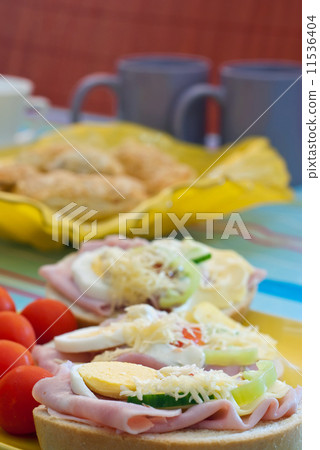 Sandwiches with tomatoes Sandwiches with tomatoes 11536404