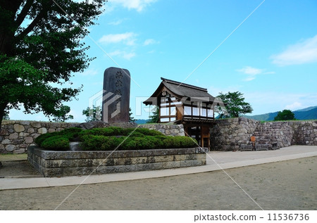 Matsushiro Castle Temple (North Temple Gate) and Kaijin Castle Ruins Monument Matsushiro Castle Temple (North Temple Gate) and Kaijin Castle Ruins Monument 11536736