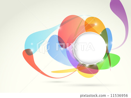 Bright transparent colorful design element - Stock Illustration ...
