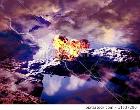 Inside crater 11537290