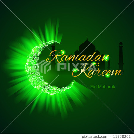 Greeting card of holy Muslim month Ramadan 11538201