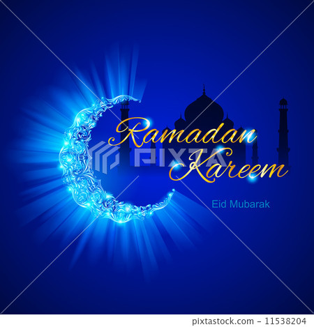 Greeting card of holy Muslim month Ramadan 11538204