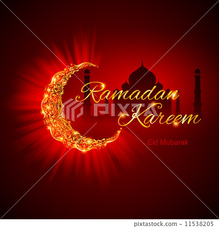 Greeting card of holy Muslim month Ramadan 11538205
