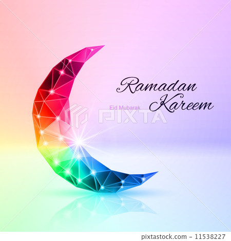 Greeting card of holy Muslim month Ramadan 11538227
