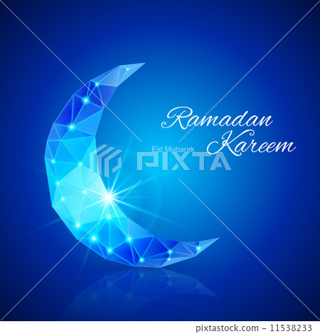 Greeting card of holy Muslim month Ramadan 11538233