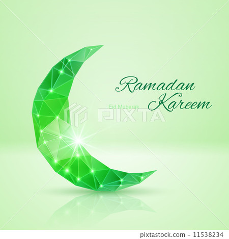 Greeting card of holy Muslim month Ramadan 11538234