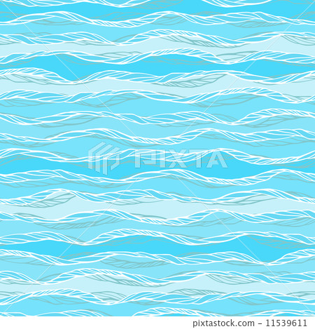 Seamless pattern with abstract wavy ornament 11539611