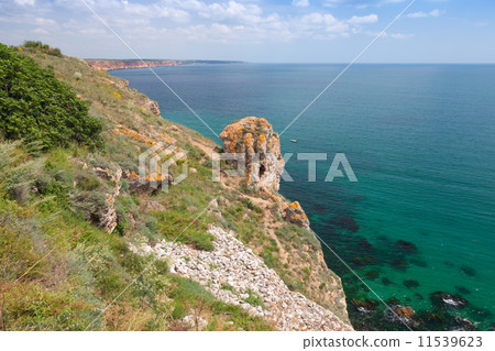 Rocky coast of Kaliakra headland, Bulgaria, Black Sea Coast Rocky coast of Kaliakra headland, Bulgaria, Black Sea Coast 11539623