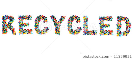 world recycle from the color plastic caps 11539931