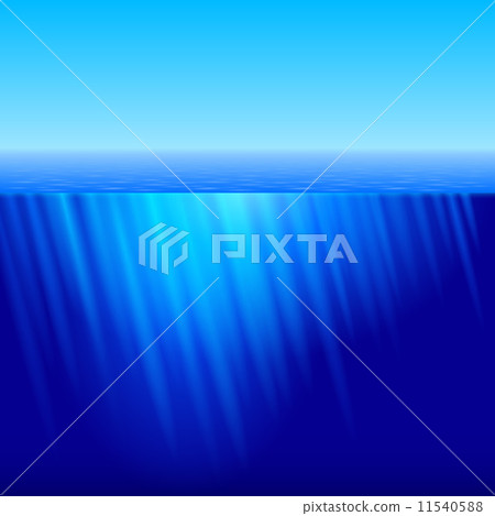 Rays of Sun underwater Rays of Sun underwater 11540588