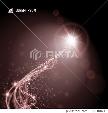 Light from a distant dull red star 11540871
