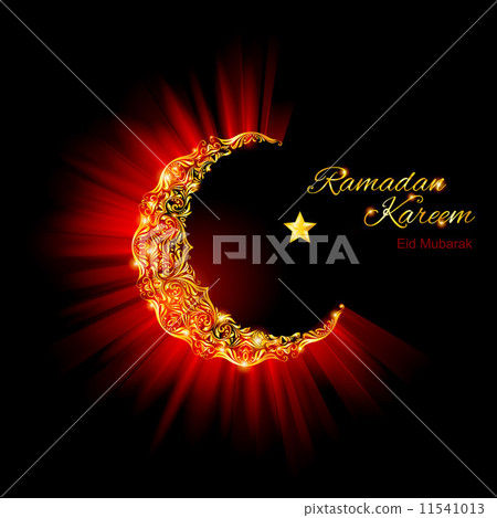 Greeting card of holy Muslim month Ramadan 11541013