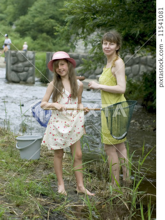 Rural scenery, summer vacations, fishing 11541081