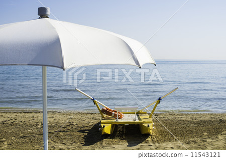 Lifeboat on the beach Lifeboat on the beach 11543121
