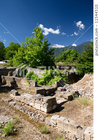 Ancient ruins in Dion Ancient ruins in Dion 11544510