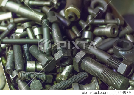 Box with bolts and nuts 11554979
