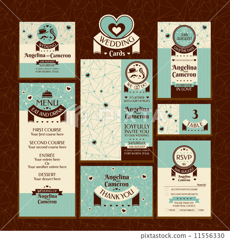 set of wedding cards set of wedding cards 11556330