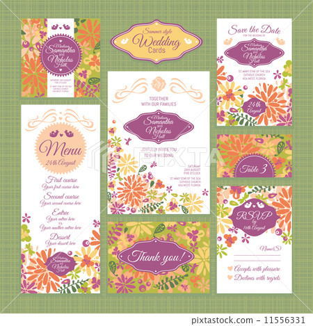 set of wedding cards 11556331