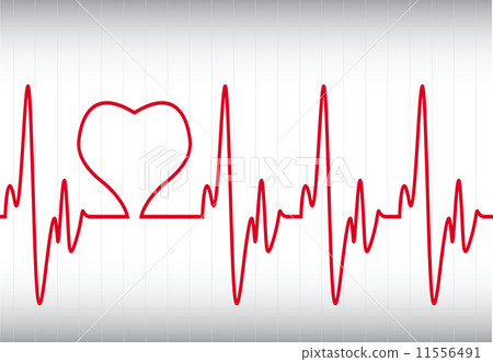 Heart on a Cardiogram 11556491