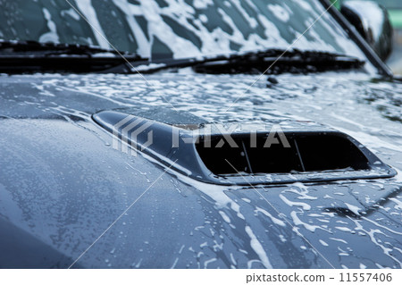cars in a carwash 11557406