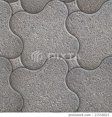 Granular Pavement. Seamless Tileable Texture. 11558021