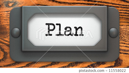 Plan Concept on Label Holder. 11558022