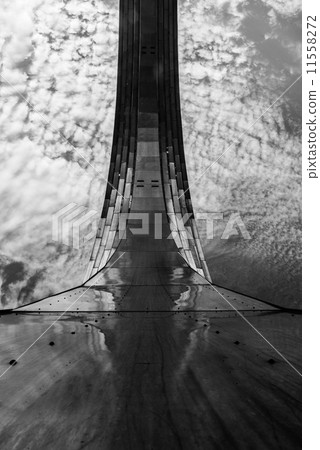 Black and white photo of the bridge to the sky Black and white photo of the bridge to the sky 11558272