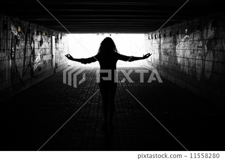 Light in the end of tunnel Light in the end of tunnel 11558280