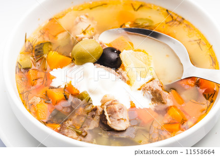 Russian meat soup Russian meat soup 11558664