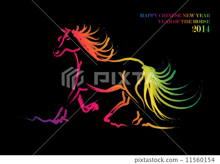 Happy Chinese New Year of horse 2014 Happy Chinese New Year of horse 2014 11560154