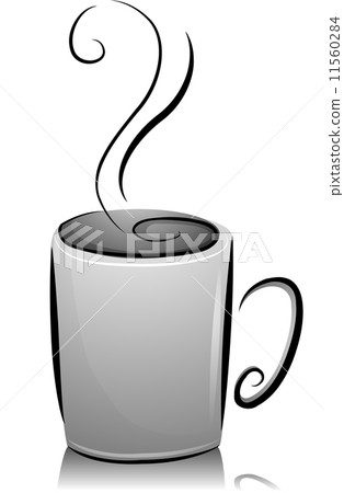 Black and White Coffee Cup 11560284