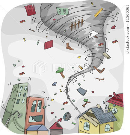Tornado - Stock Illustration [11560363] - PIXTA