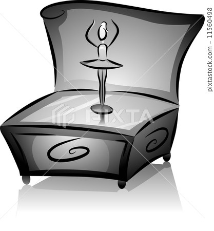 Music Box with Dancing Ballerina 11560498