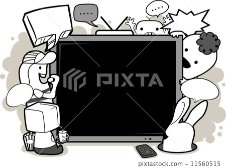 Doodle Monsters TV Frame 11560515