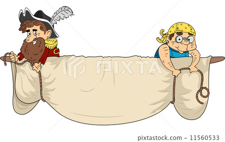 Pirates Sail Header - Stock Illustration [11560533] - PIXTA