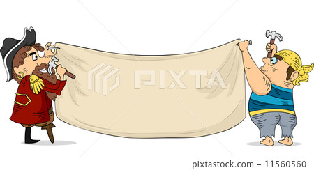Pirate Banner Stock Illustration 11560560 Pixta