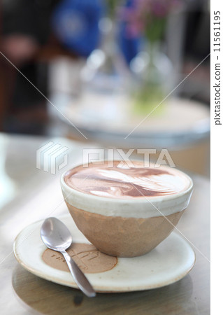 coffee on wood background coffee on wood background 11561195