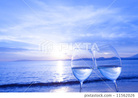 A toast on the sunset beach A toast on the sunset beach 11562026