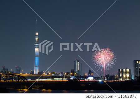 Tokyo Sky Tree and Sumidagawa Fireworks Festival Tokyo Sky Tree and Sumidagawa Fireworks Festival 11562875