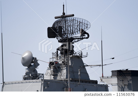 Radar of military ship 11563076