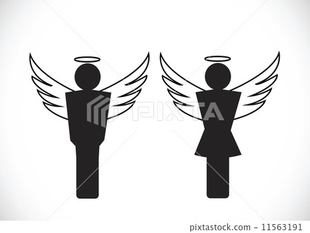 Pictogram  Angel Icon Symbol Sign 11563191