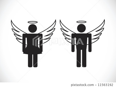 Pictogram  Angel Icon Symbol Sign 11563192