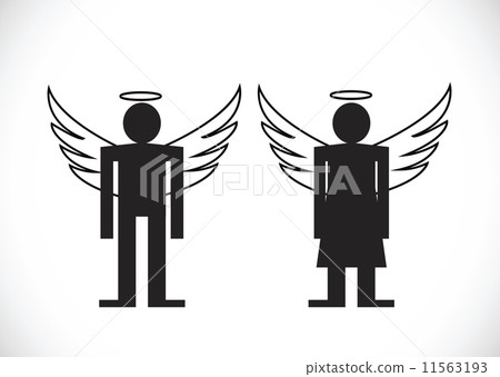 Pictogram  Angel Icon Symbol Sign 11563193