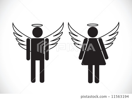 Pictogram  Angel Icon Symbol Sign 11563194